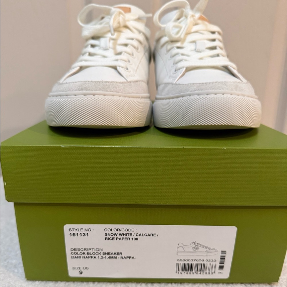 Tory Burch Cream Women’s Color Block Sneaker - Picture 4 of 8